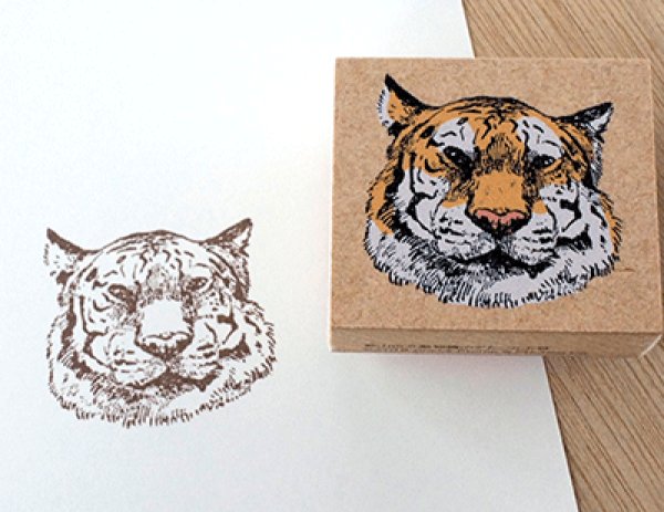 画像3: ゴム印（福山市立動物園のアムールトラ） (3)