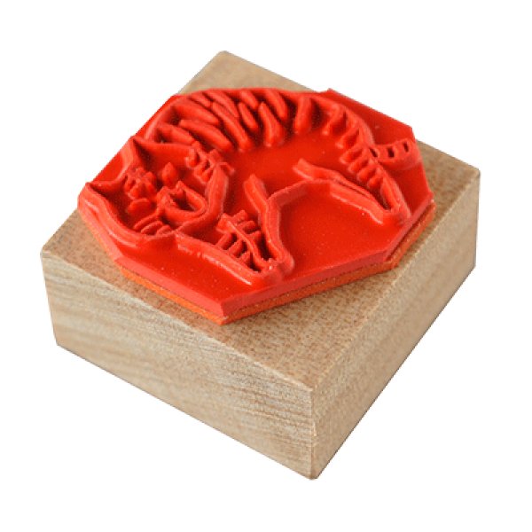 画像2: ゴム印(ねこ CA1) (2)