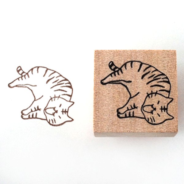 画像3: ゴム印(ねこ CA1) (3)