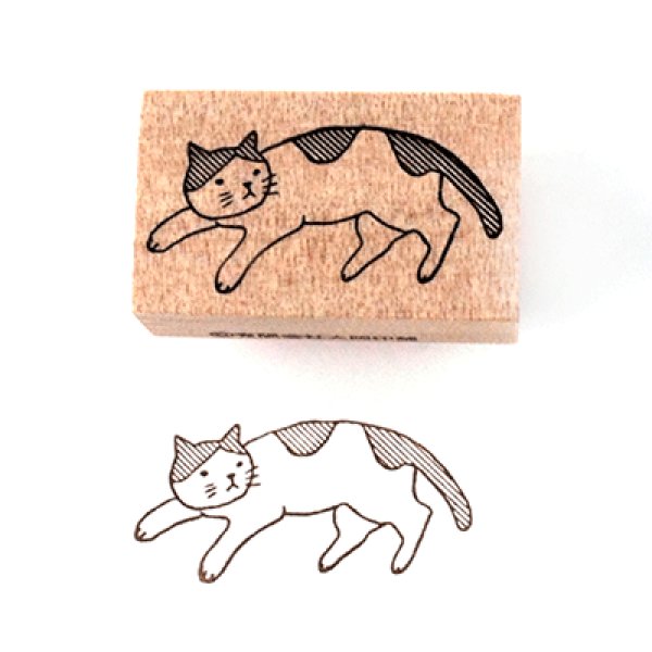 画像3: ゴム印(ねこ CA4) (3)