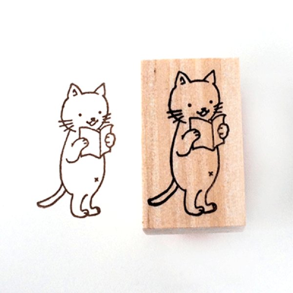 画像3: ゴム印(ねこ CA2) (3)