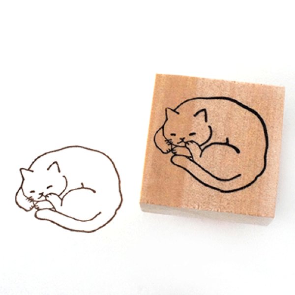 画像3: ゴム印(ねこ CA7) (3)