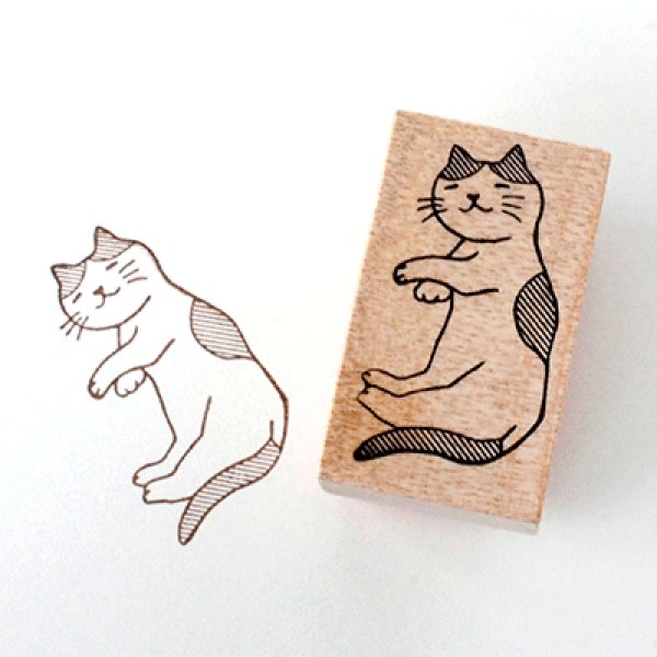 画像3: ゴム印(ねこ CA6) (3)