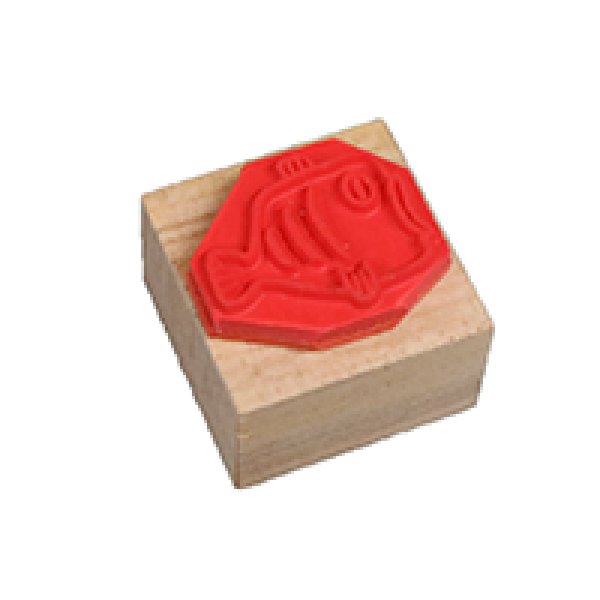 画像2: ゴム印(おさかな 05) (2)