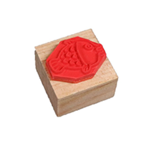 画像2: ゴム印(おさかな 02) (2)