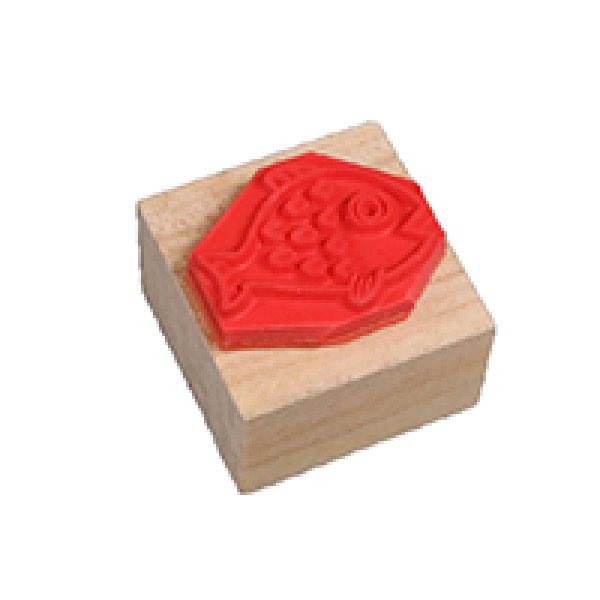 画像2: ゴム印(おさかな 06) (2)