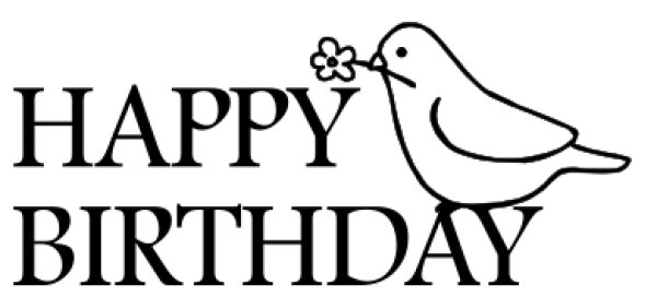 画像3: ゴム印(HAPPY BIRTHDAY) (3)
