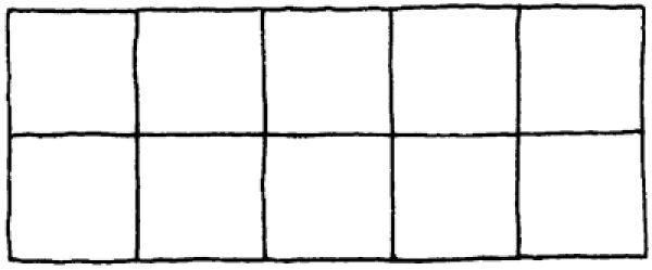 画像2: ゴム印(枠 10マス) (2)