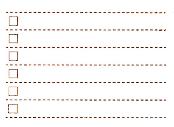 画像2: チェック付きケイ線のゴム印 (2)